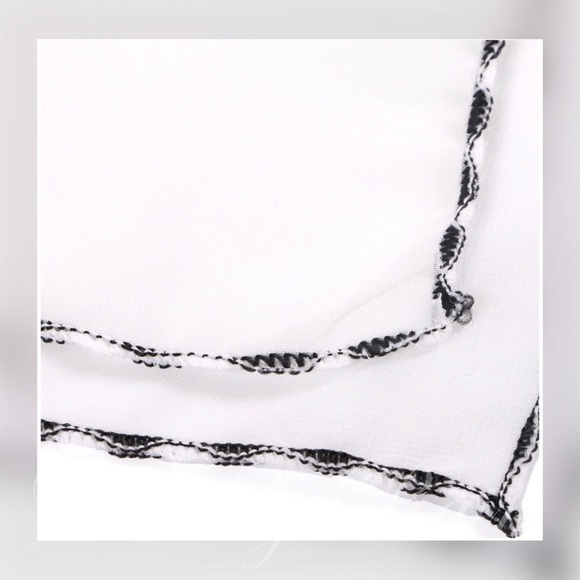 FACE MASK SALE! LAST ONE! Ivory Scarf Face Mask - Picture 5 of 12